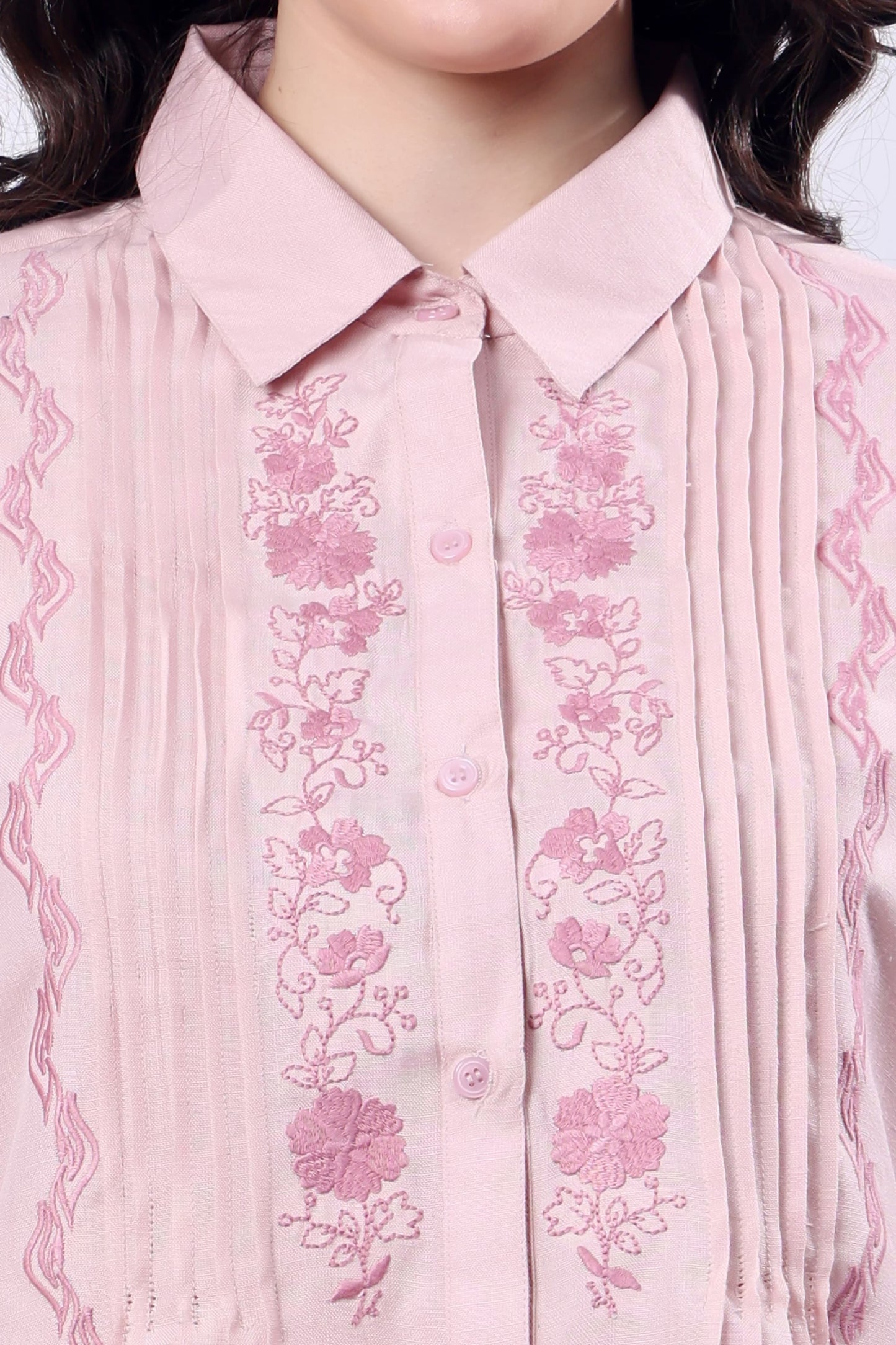 EMBROIDERED LONG SHIRT