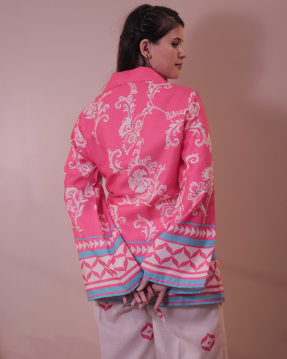 Printed wrap Co-ord Set