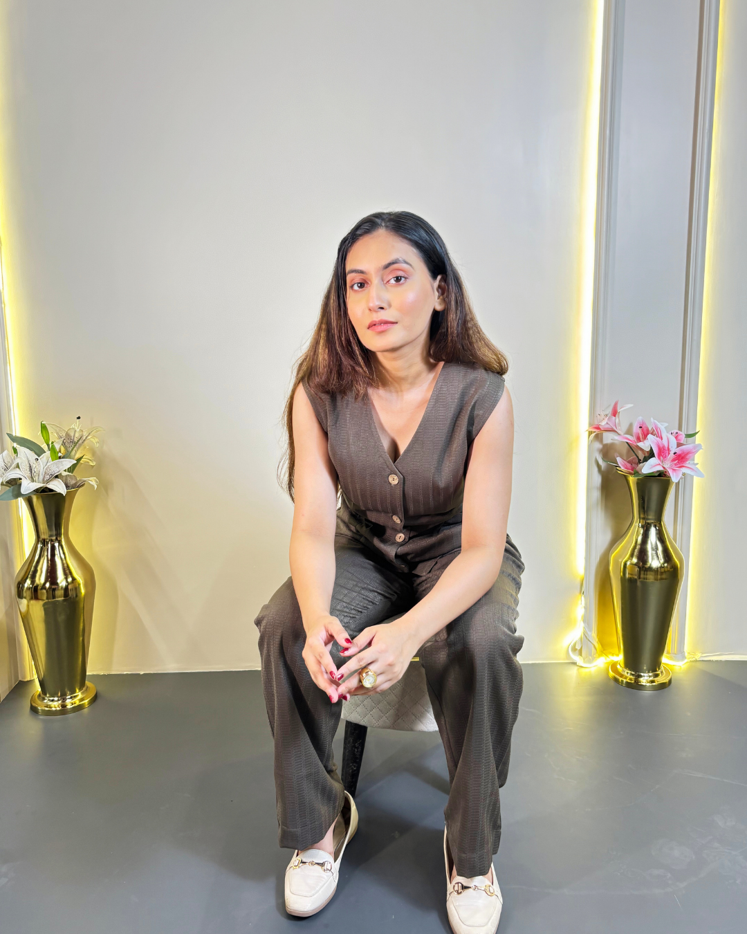 Waist Coat Olive Green