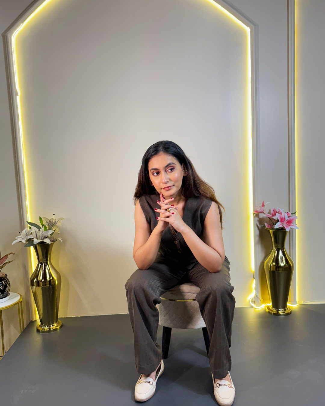 Waist Coat Olive Green