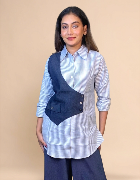 Denim Flap Shirt