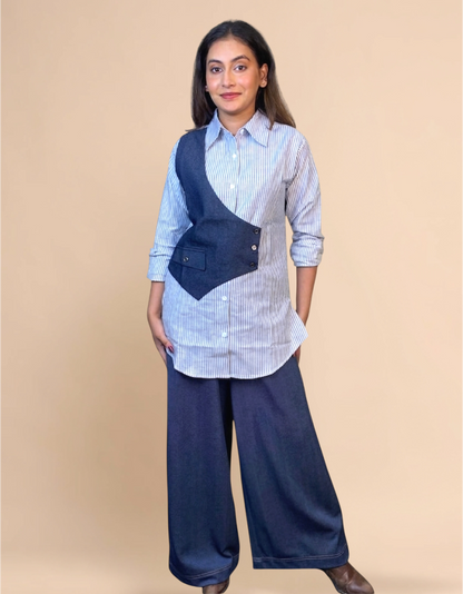 Denim Flap Shirt