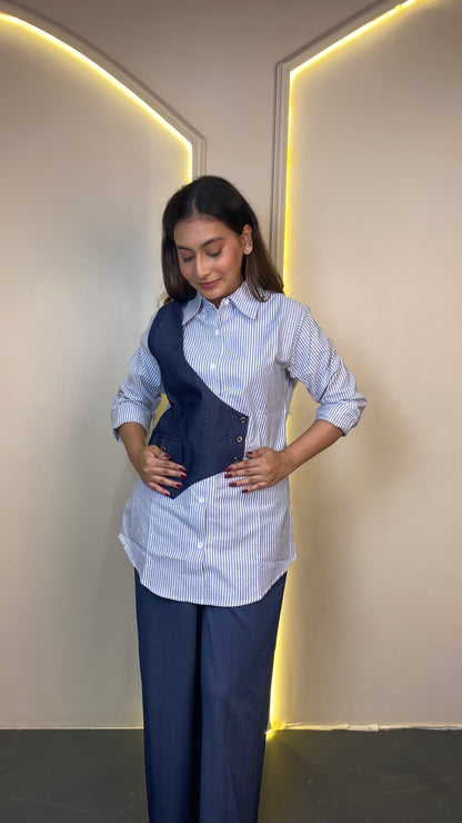 Denim Flap Shirt